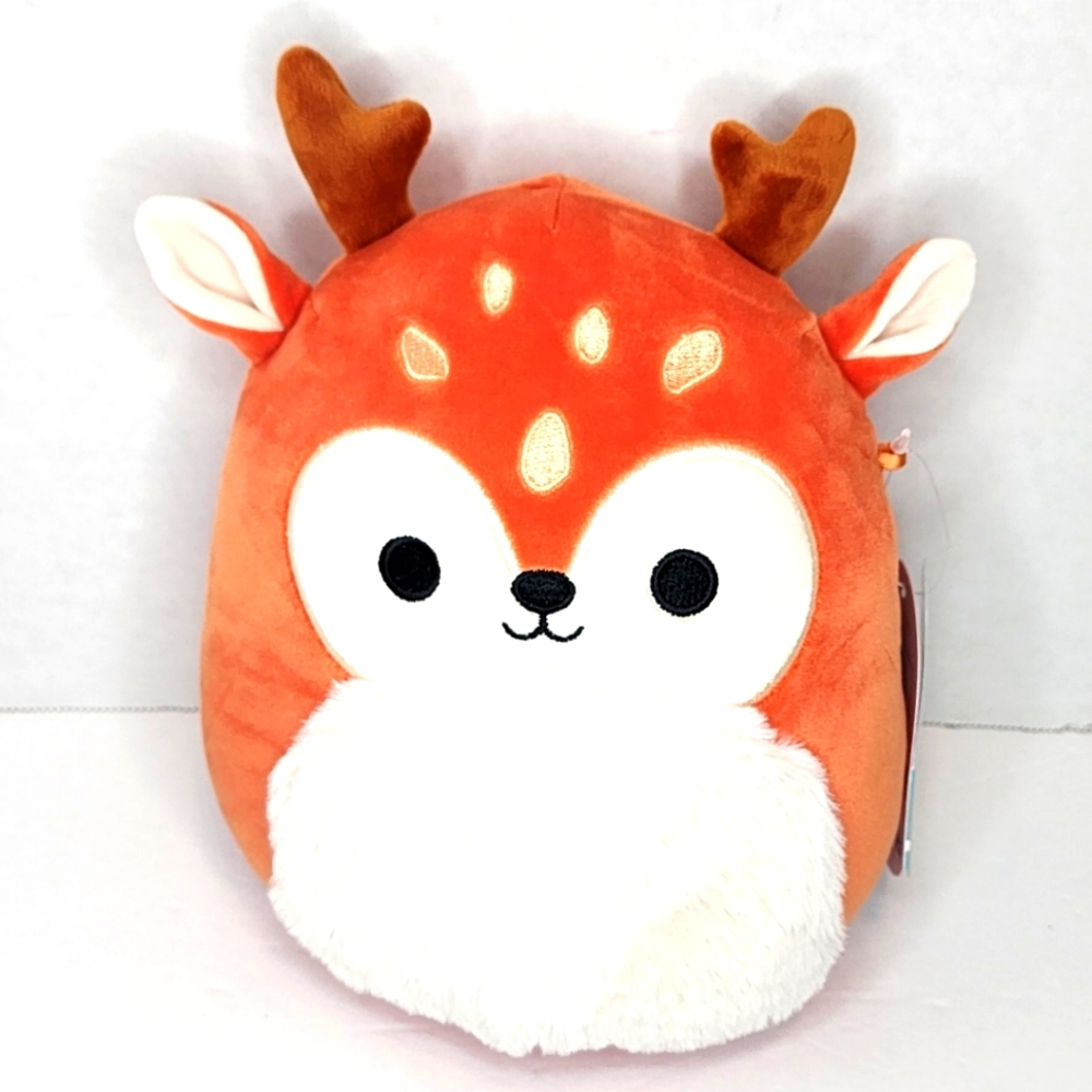 WELLESLEY 🦌 FTM ☆ Orange & White Fawn Original Squishmallow ☆ NWT ☆